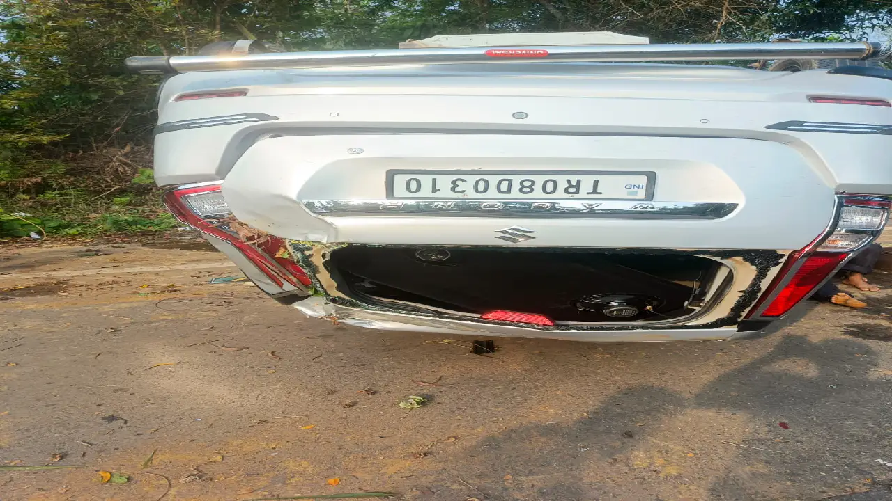 কুকুরকে বাচাতে গিয়ে গুরতর আহত  তিন।