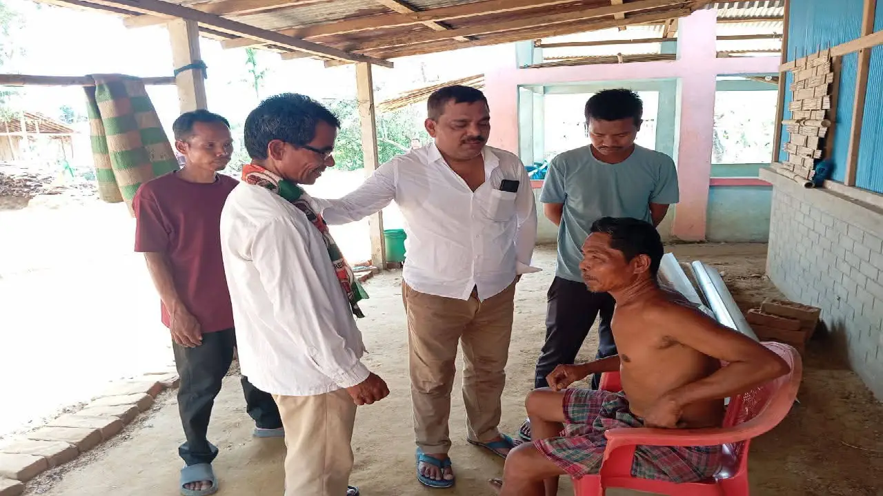 নির্বাচনী উত্তাপ পাহাড়ে: কিল্লা-বাগমায় ঘরে ঘরে প্রচারে কংগ্রেস প্রার্থী আরত বাহাদুর