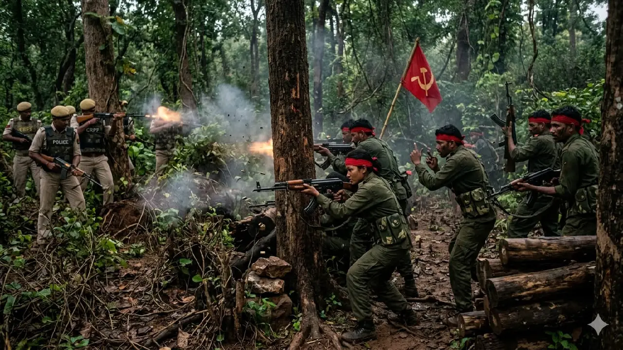 অমিত শাহের ‘ডেডলাইন’ শেষ, তবুও থামছে না গুলির লড়াই! দু’সপ্তাহ পেরোতেই ছত্তীসগঢ়ে খতম মাওবাদী নেত্রী