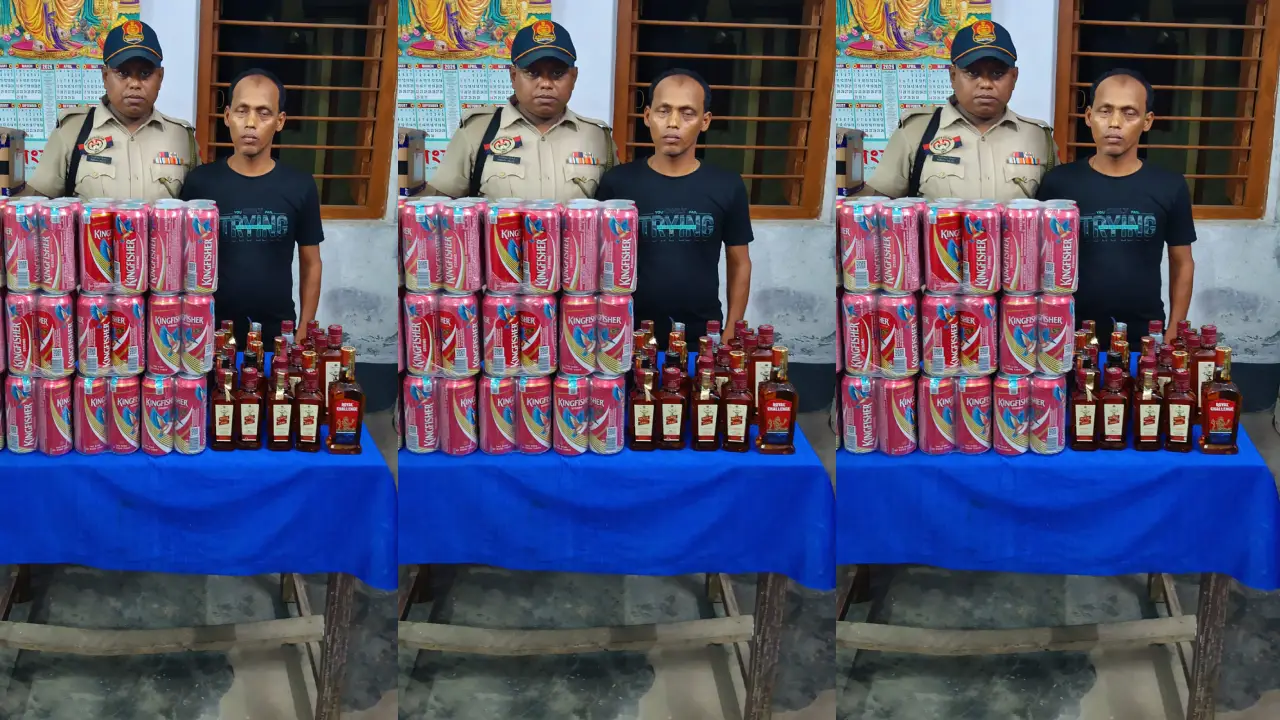 গর্জিতে নেশা বিরোধী অভিযানে সাফল্য: পুলিশের জালে অবৈধ মদ বিক্রেতা