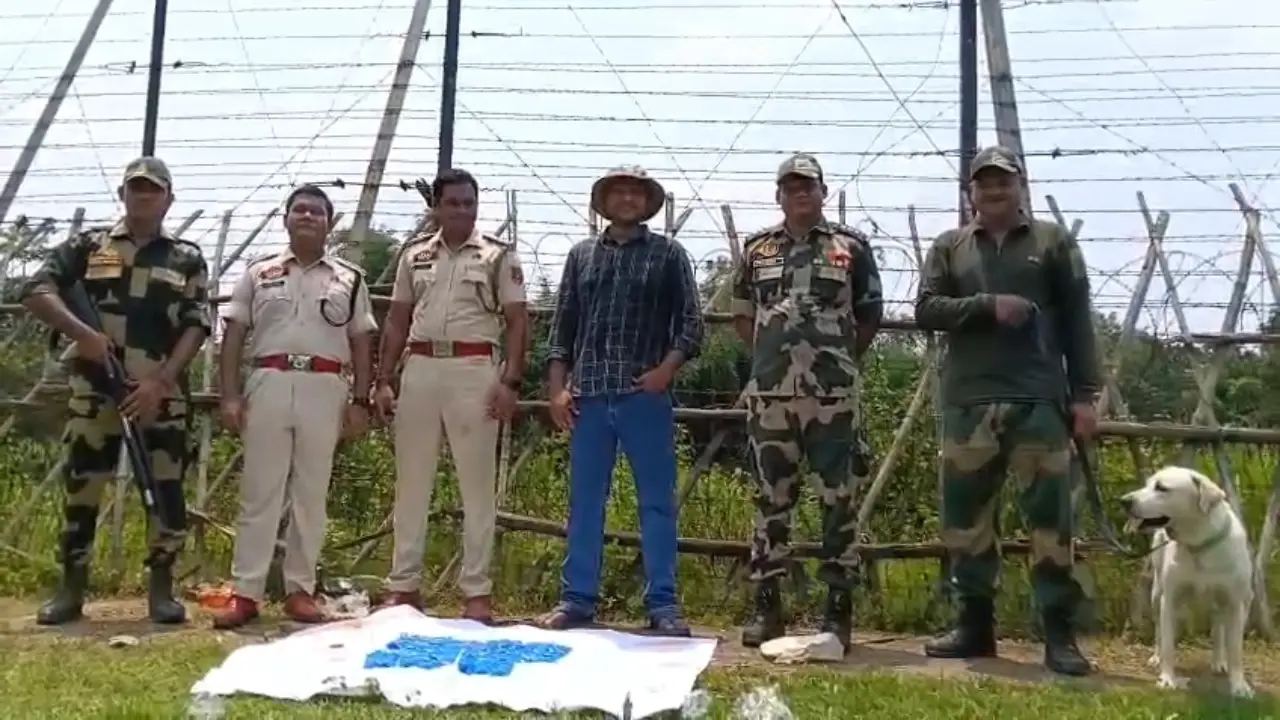 ভারত-বাংলাদেশ সীমান্তে বিপুল পরিমাণ ইয়াবা উদ্ধার, পাচারকারীদের খোঁজে তৎপর ধর্মনগর থানার পুলিশ।