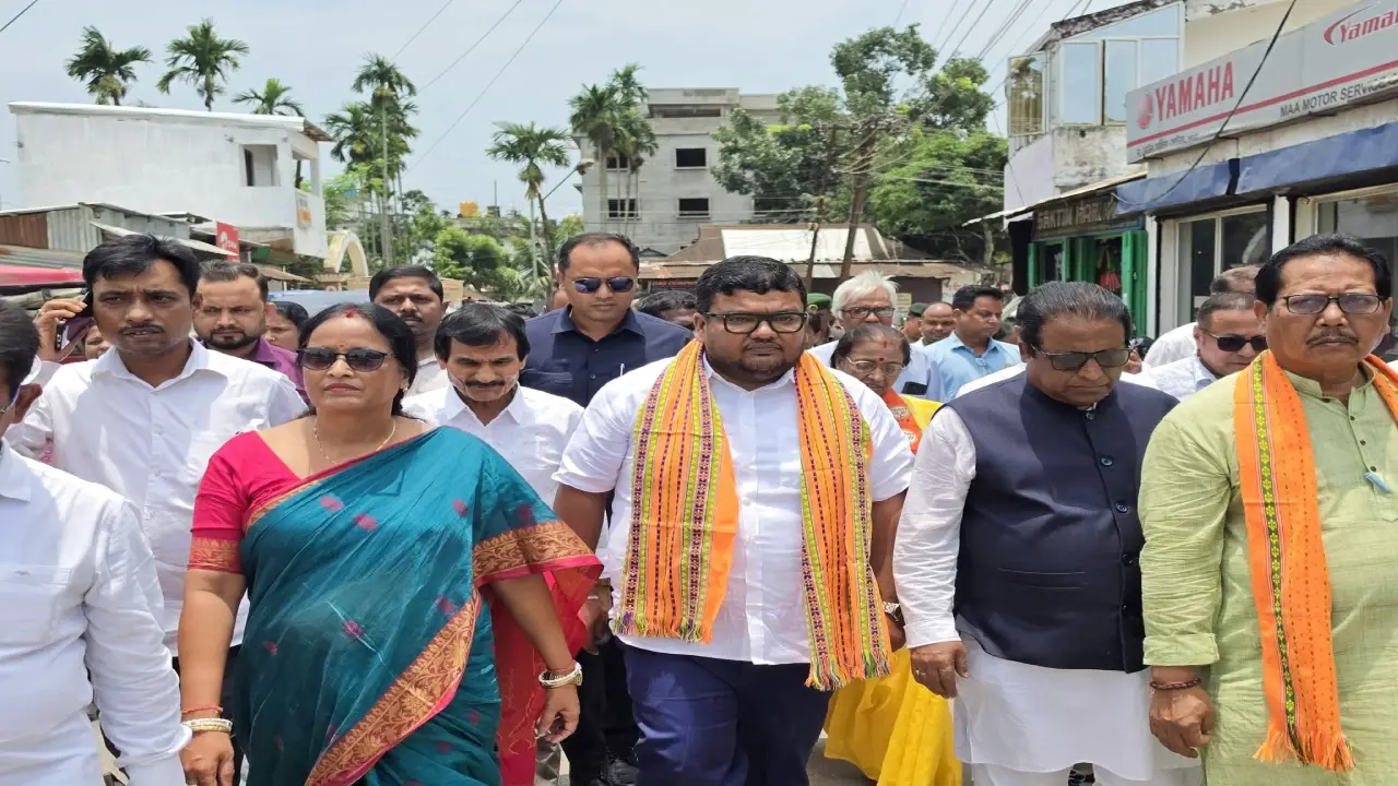 খোয়াই সফরে বিজেপি প্রদেশ সভাপতি অভিষেক দেব রায়, সাংগঠনিক শক্তি বৃদ্ধিতে দফায় দফায় বৈঠক