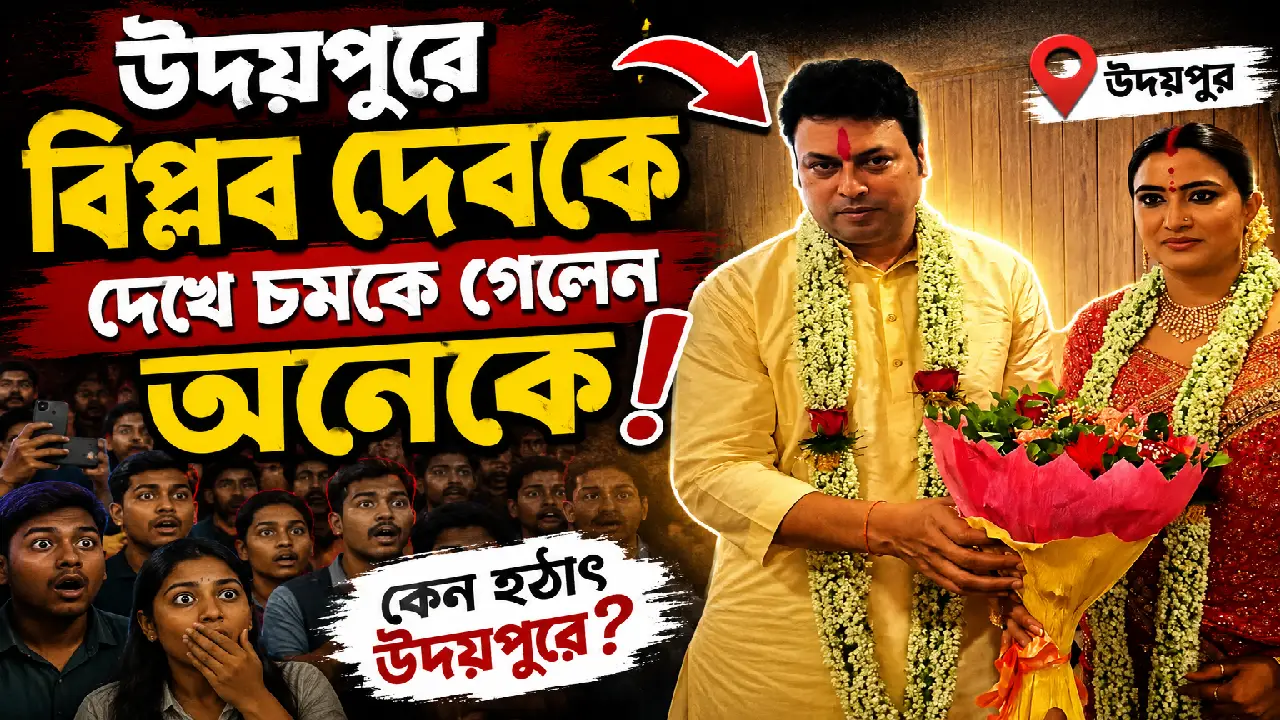মাতাবাড়িতে বিপ্লব দেবের সঙ্গে দেখা গেল নতুন মুখ, তুঙ্গে আলোচনা