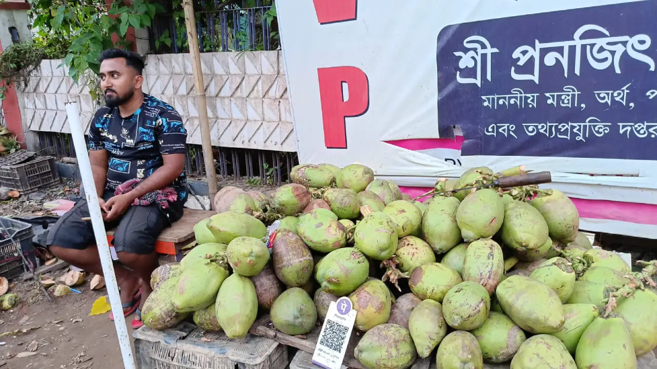 রথযাত্রার পর এবার ডাব চুরি, উদয়পুরে চোরচক্রের তান্ডবে প্রশ্নের মুখে পুলিশ ।
