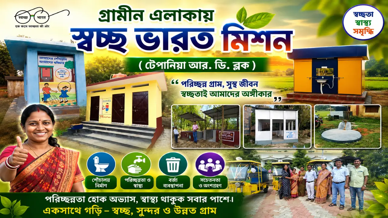গ্রামীন এলাকায় স্বচ্ছ ভারত মিশন