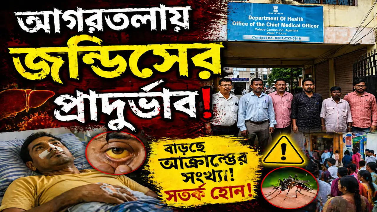 আগরতলায় জন্ডিসের প্রাদুর্ভাব : স্মার্ট সিটির কাজে গাফিলতির অভিযোগ তুলে প্রশাসনের দ্বারস্থ সিপিআই(এম)