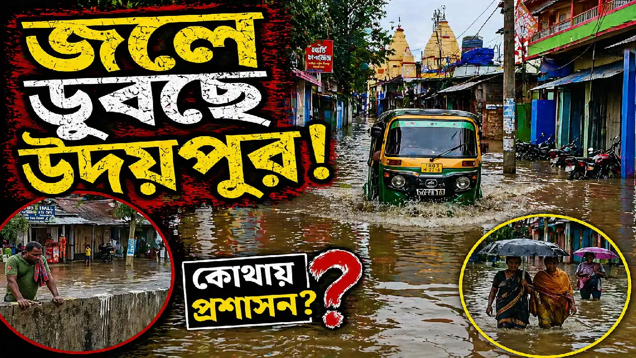 উদয়পুরে এ কোন নরকযন্ত্রণা? নেতাদের গালভরা প্রতিশ্রুতি