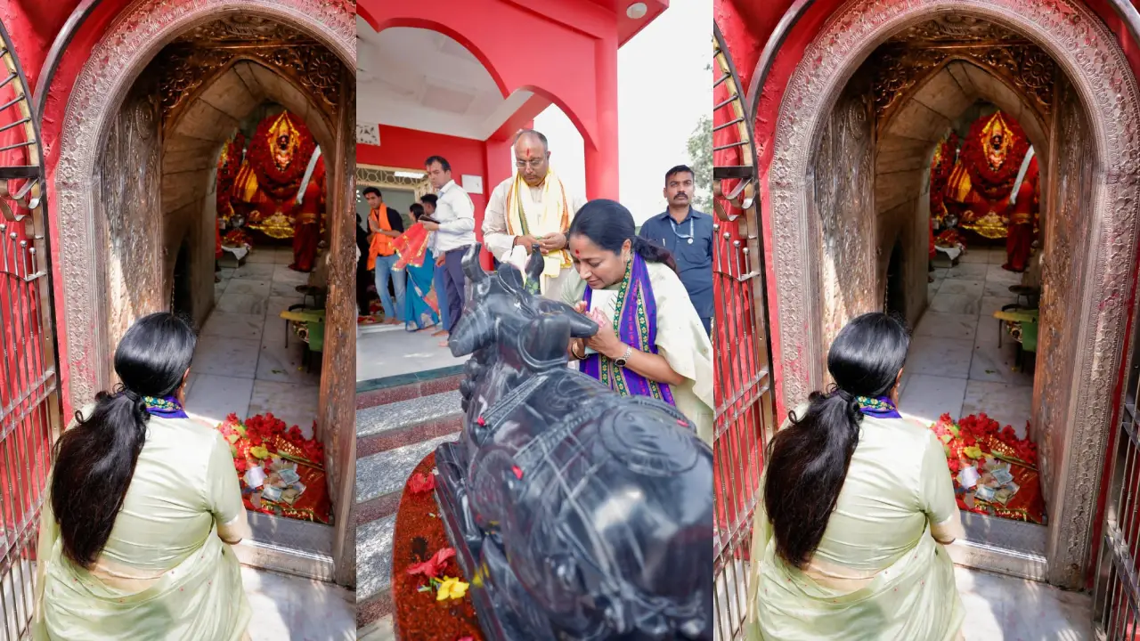 ত্রিপুরার মাতাবাড়িতে হঠাৎ দিল্লির মুখ্যমন্ত্রী রেখা গুপ্তা!