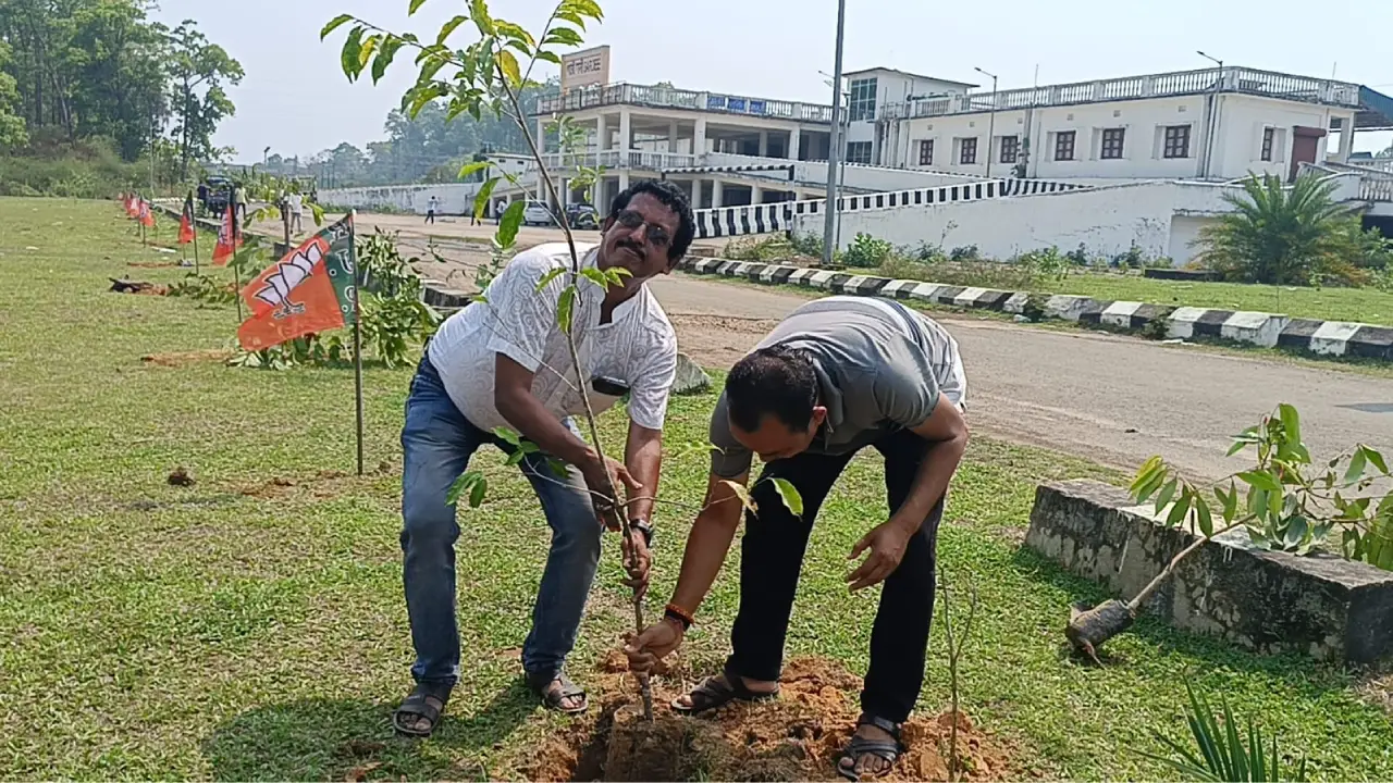 মাত্র ৬০ সেকেন্ডে ৪৪টি চারাগাছ! বিধায়কের জন্মদিনে মাতাবাড়িতে এ কেমন অবিশ্বাস্য রেকর্ড?